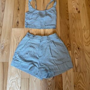 Abercrombie & Fitch tank and trouser short outfit